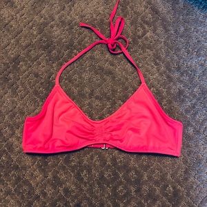 victoria’s secret swim medium hot pink triangle top